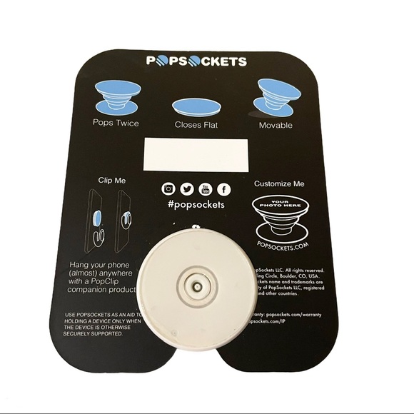 PopSockets Snowflake PopSocket - Picture 2 of 3